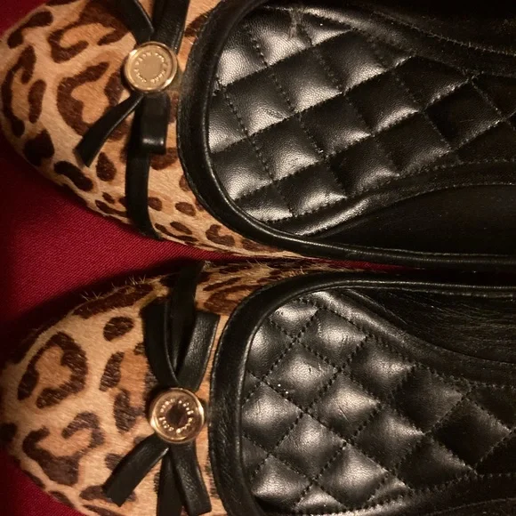 Cole Haan Leopard Animal Print Ballet with Slight Wedge 8.5 - Picture 5 of 7